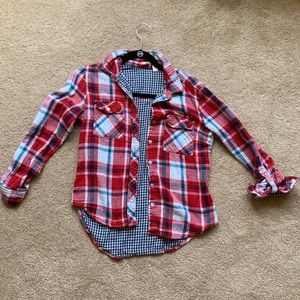 Francesca’s Plaid Flannel